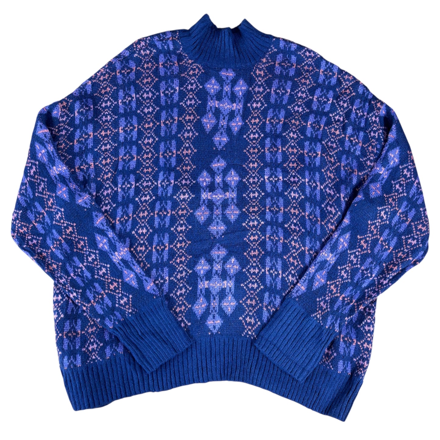 Purple Crazy Pattern Jumper - XL