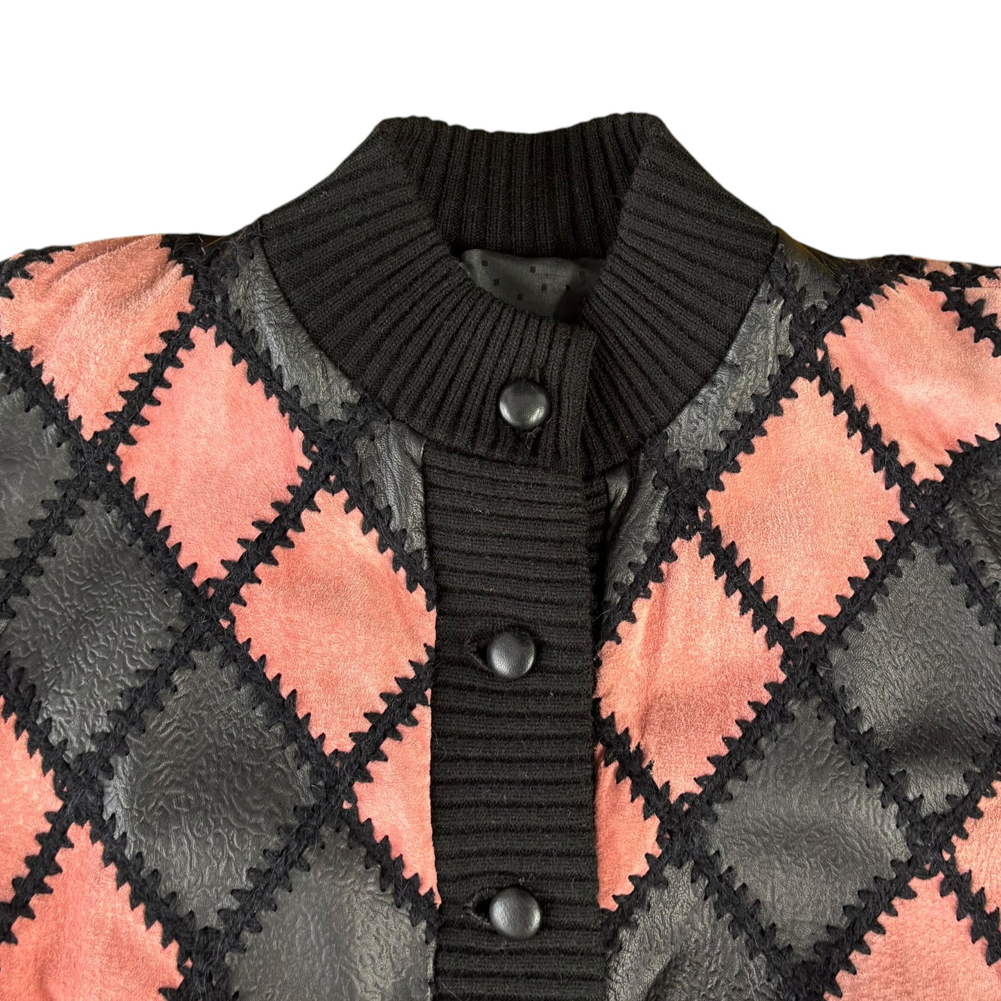 Crazy Pattern Pink Vintage Jacket - L