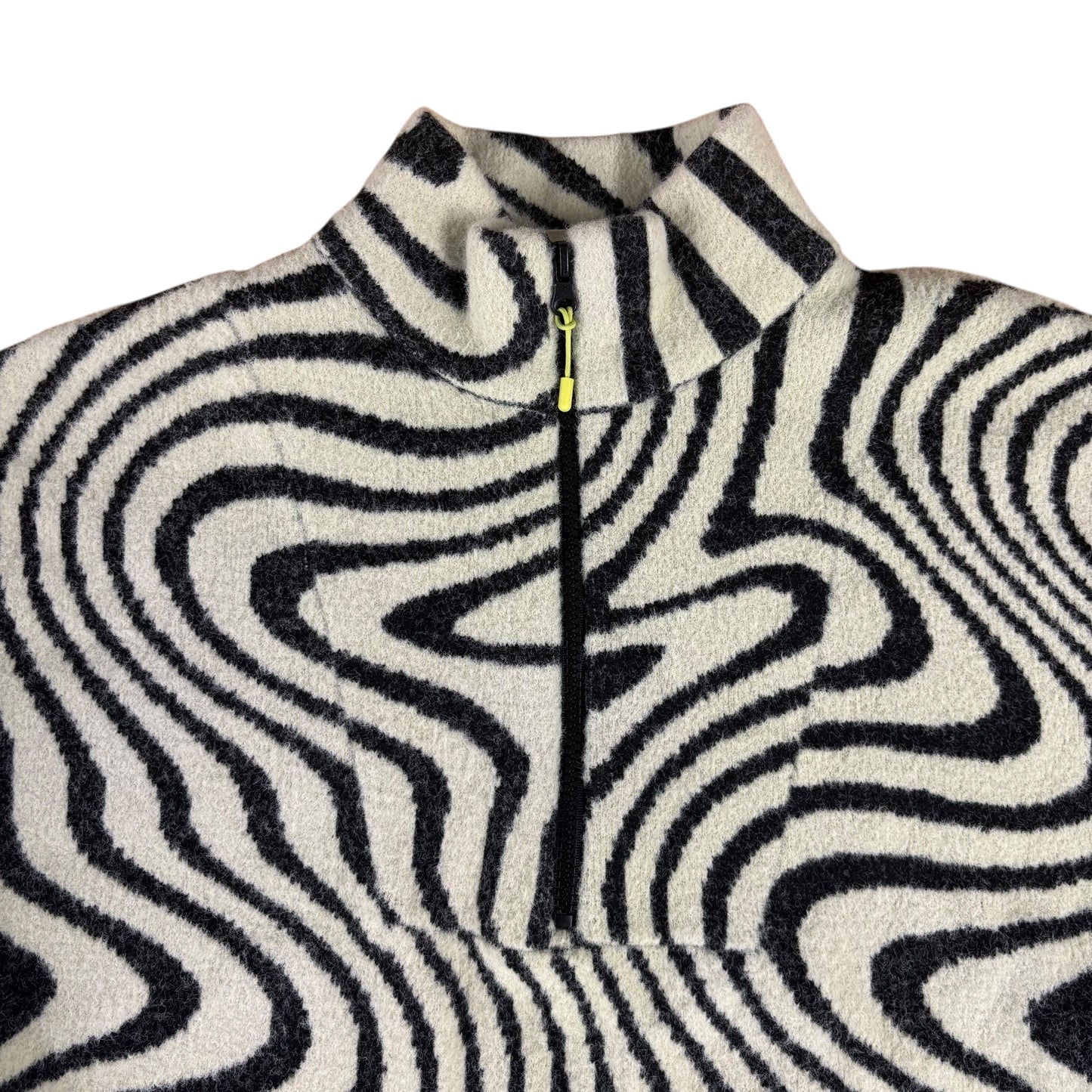 Crazy Pattern Crop Jumper - S
