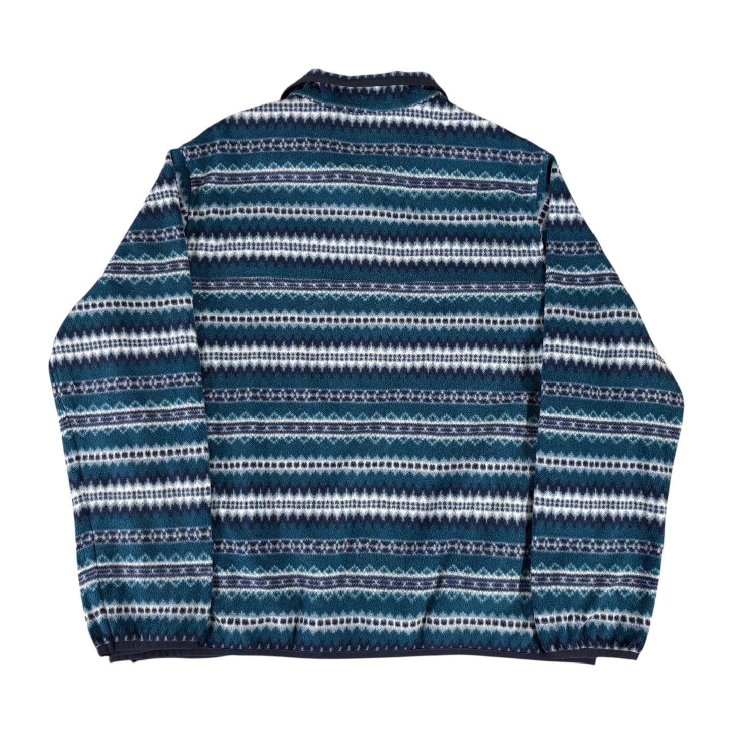 Lands End Striped Fleece - UK 14
