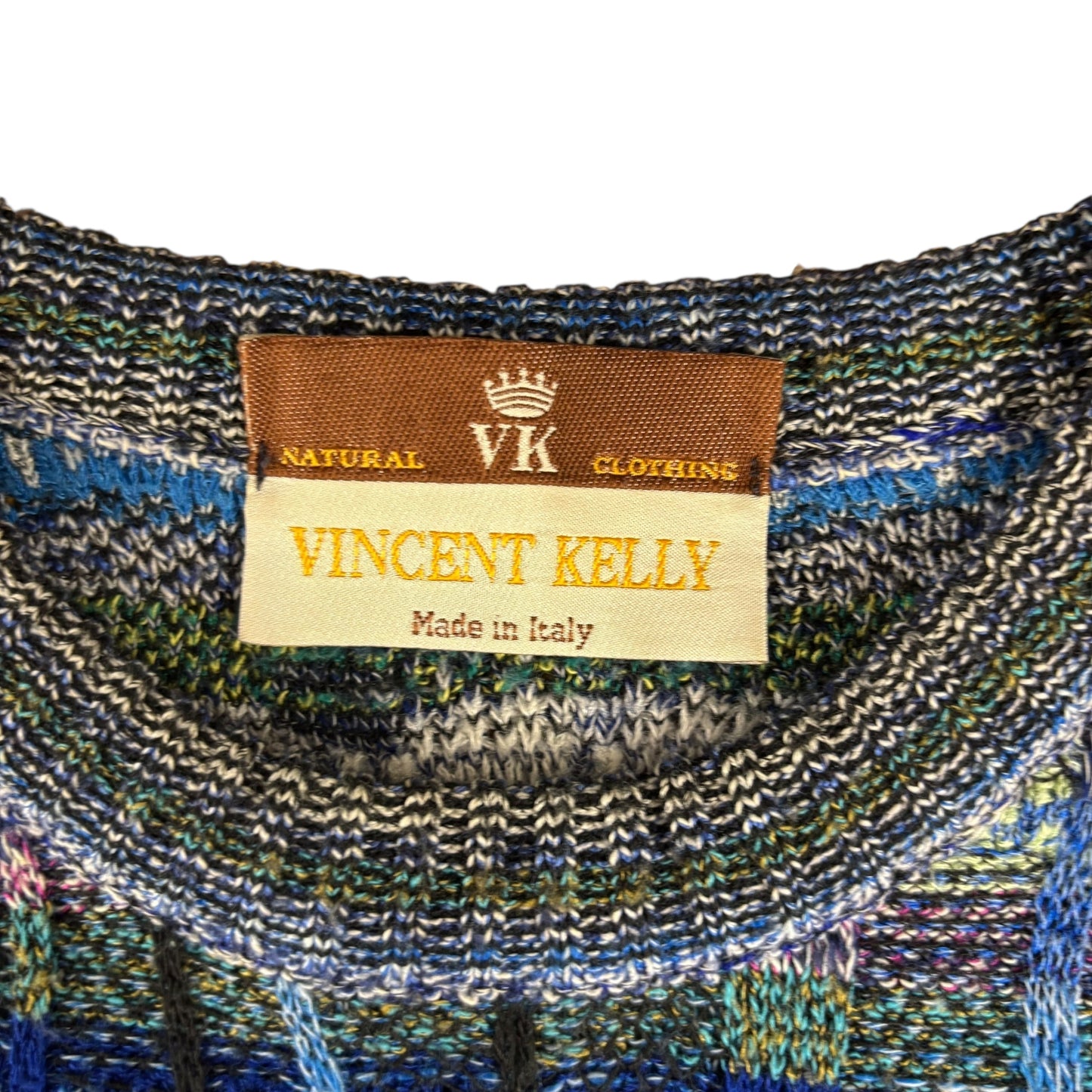 3D Knit Striped Jumper - XL