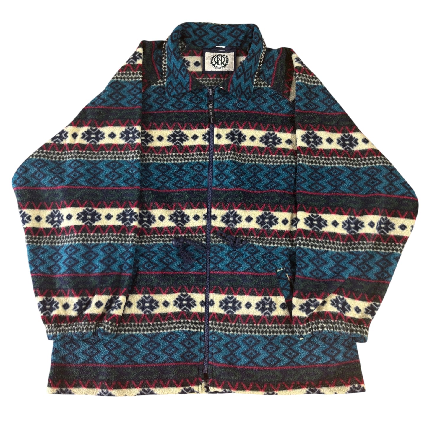 Crazy Pattern Fleece Jumper Women’s - UK 16/18