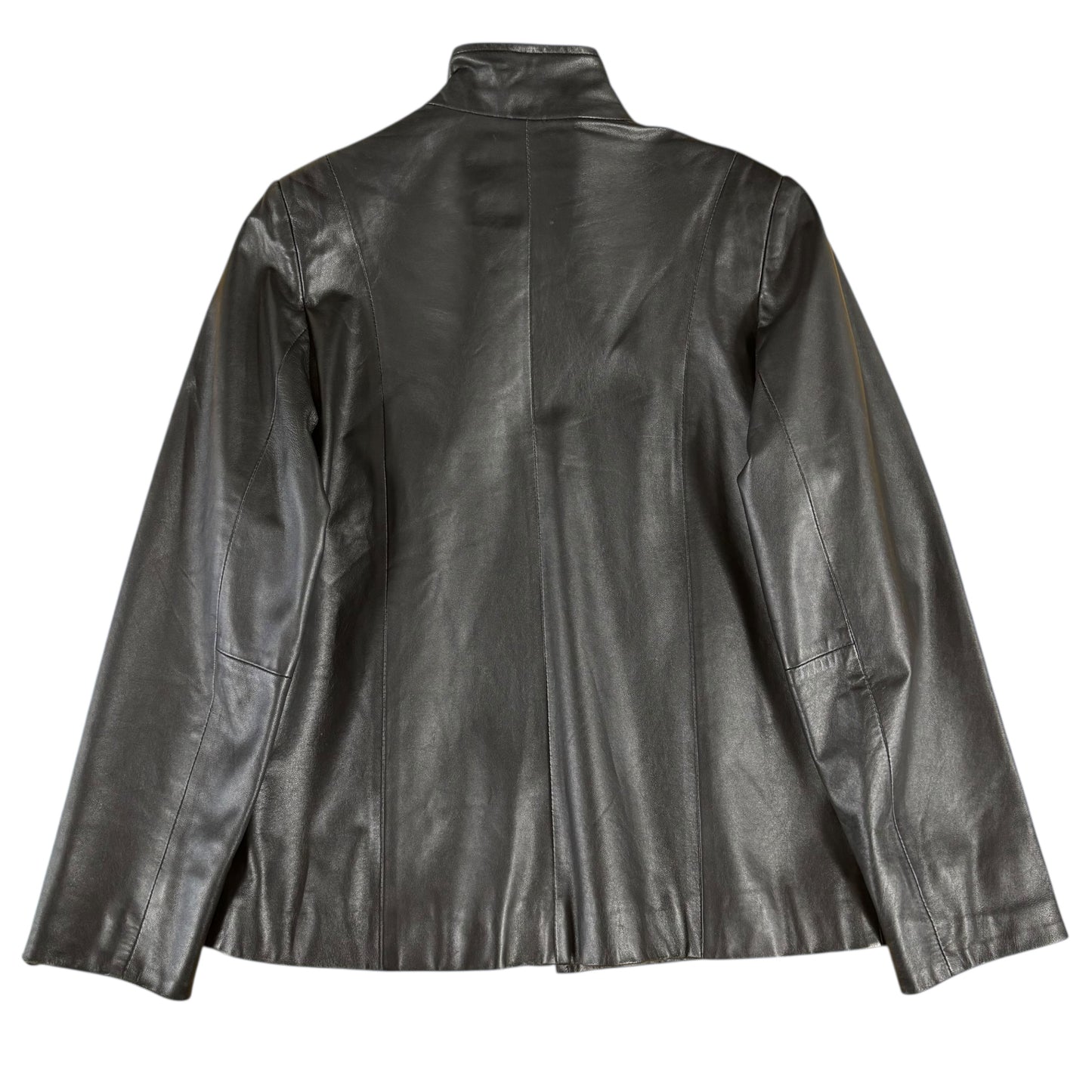 Donmez Real Leather Biker Jacket - M