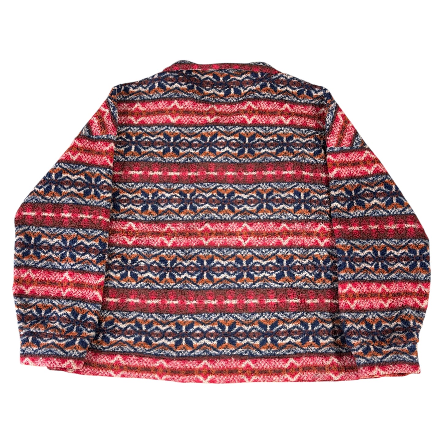 Crazy Pattern Fleece Jumper - L