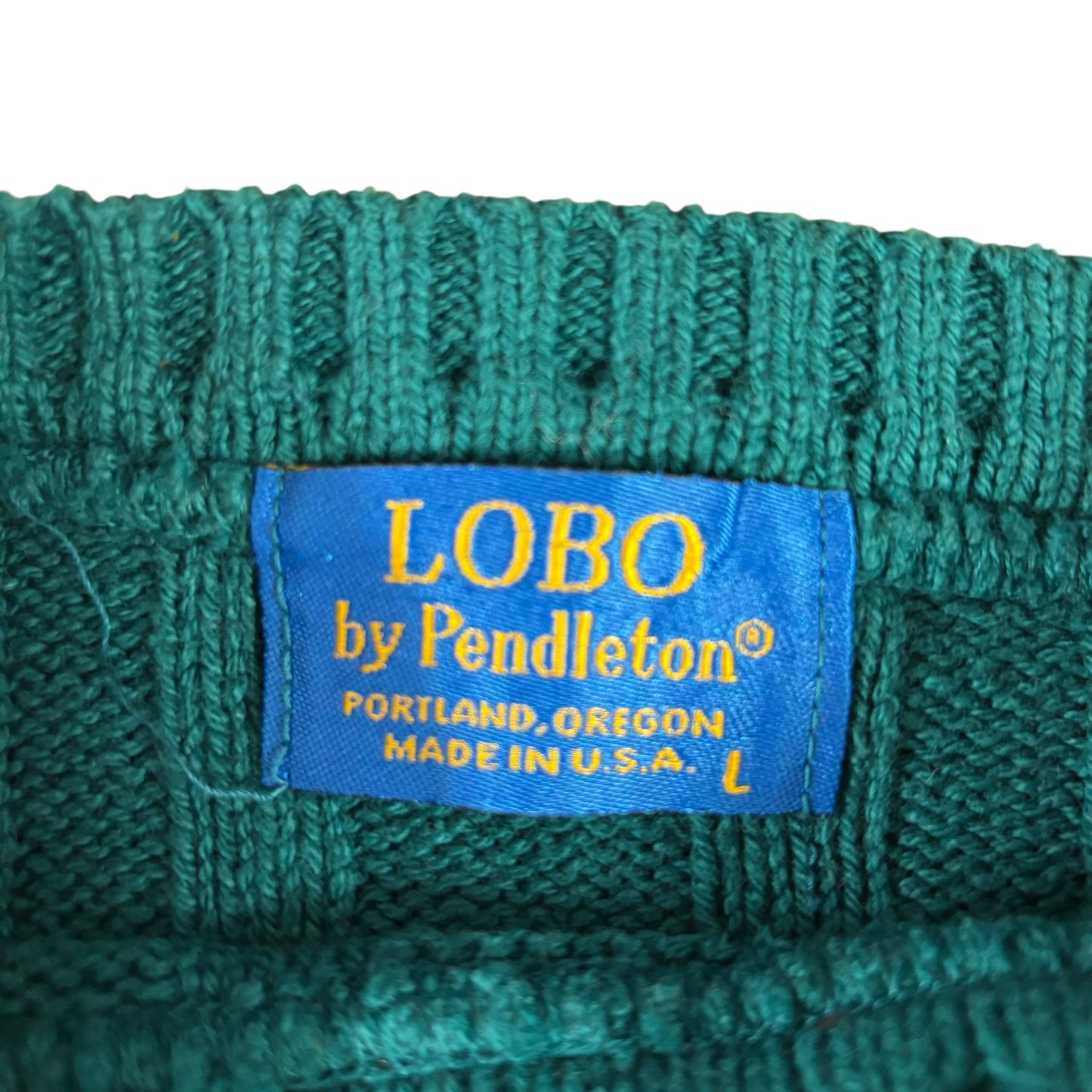 Crazy Pattern Textured Knit Jumper - L