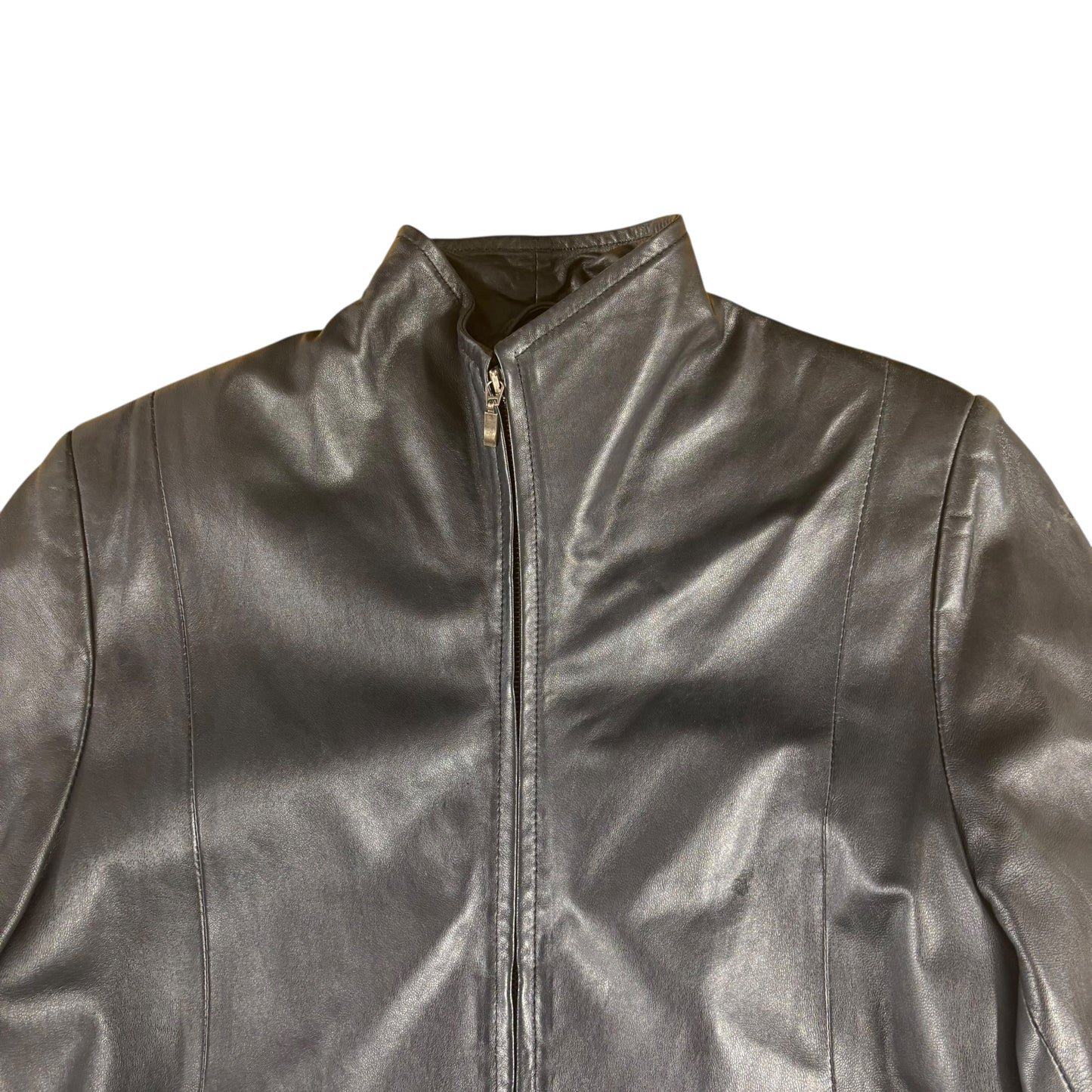 Donmez Real Leather Biker Jacket - M