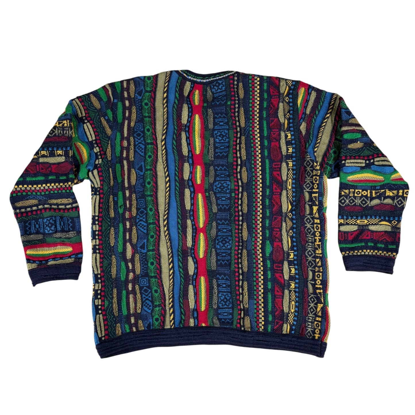 Merino Coogi Style Crazy Pattern Jumper - UK 10