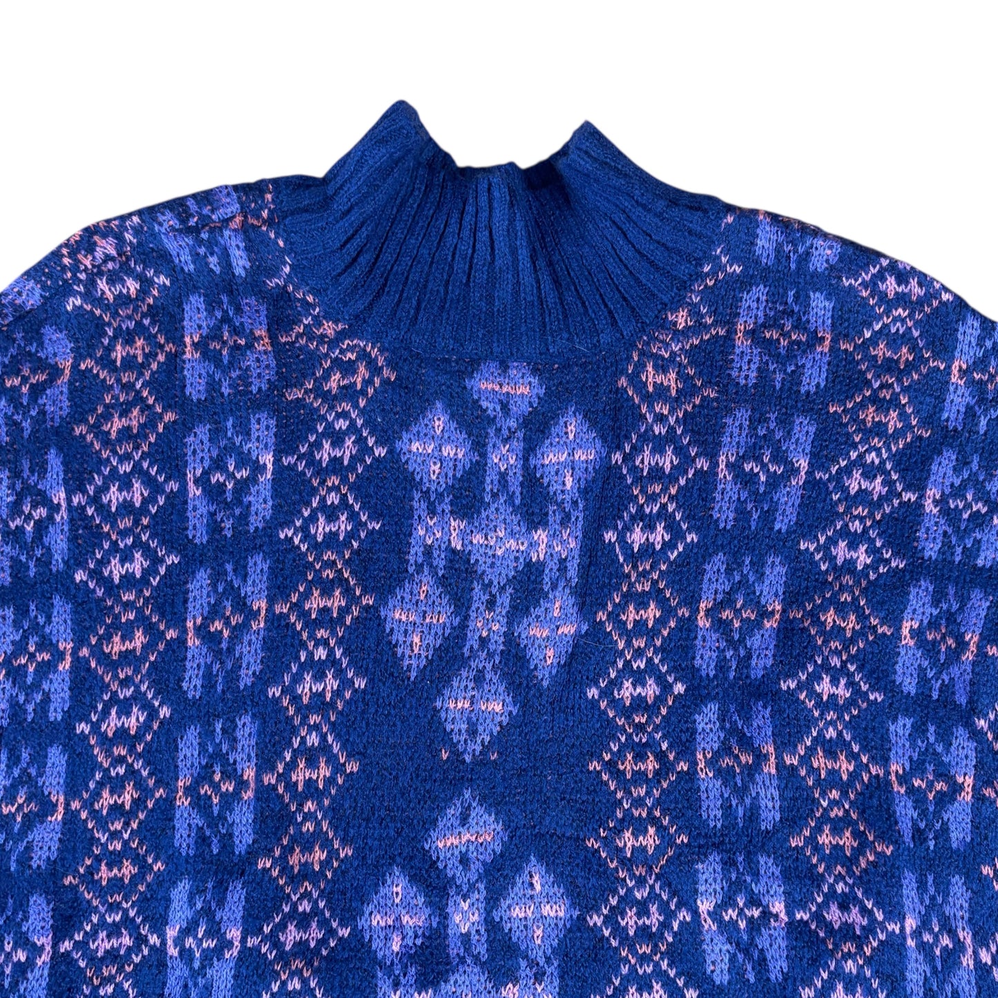 Purple Crazy Pattern Jumper - XL