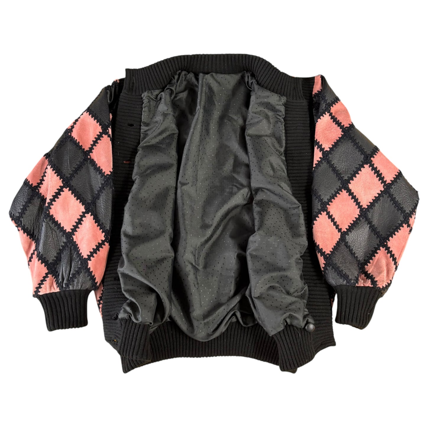 Crazy Pattern Pink Vintage Jacket - L
