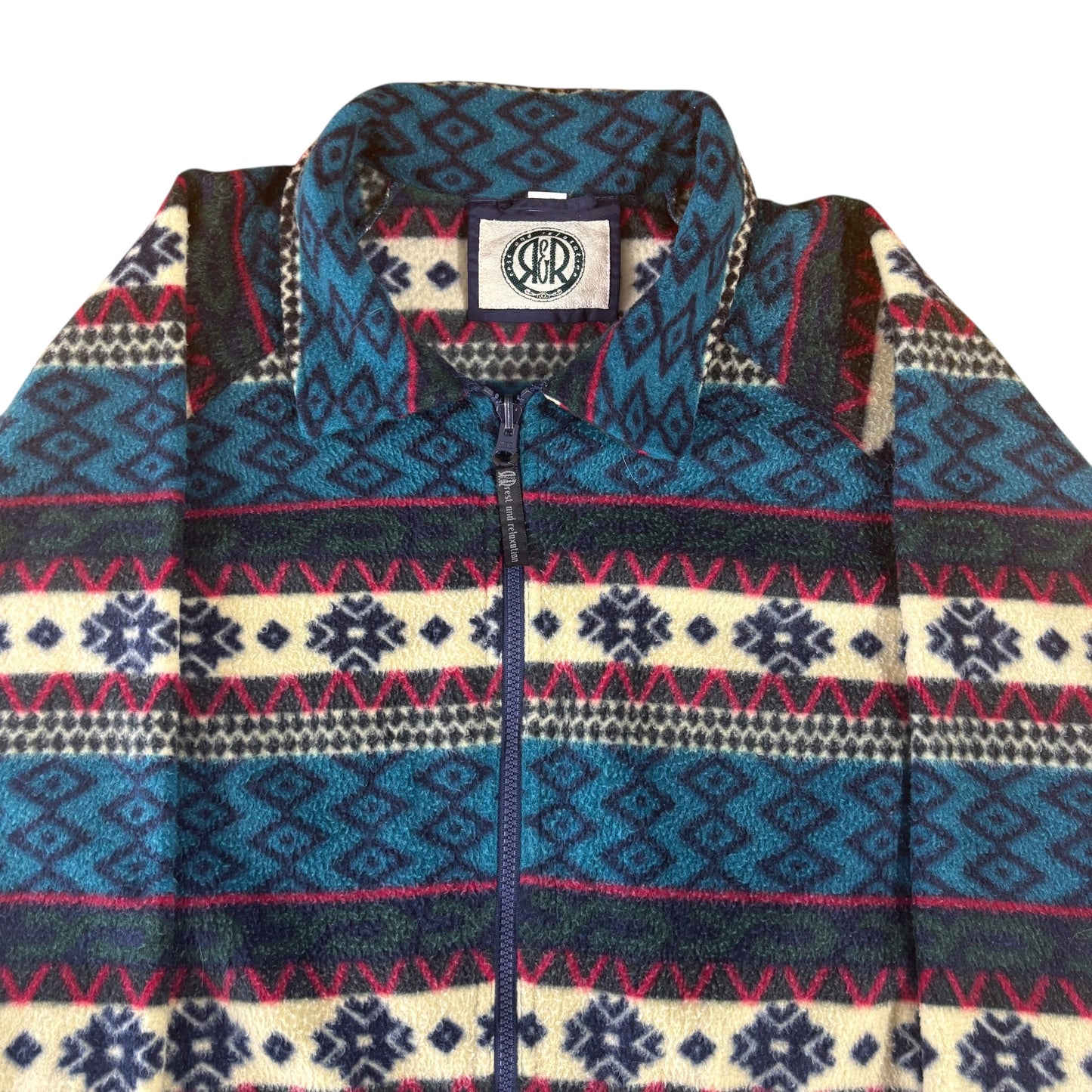 Crazy Pattern Fleece Jumper Women’s - UK 16/18
