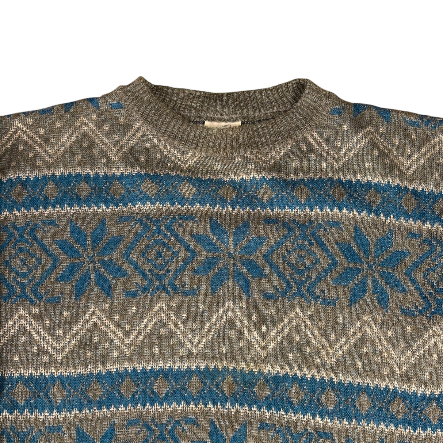 Geometric Crazy Pattern Jumper - XL