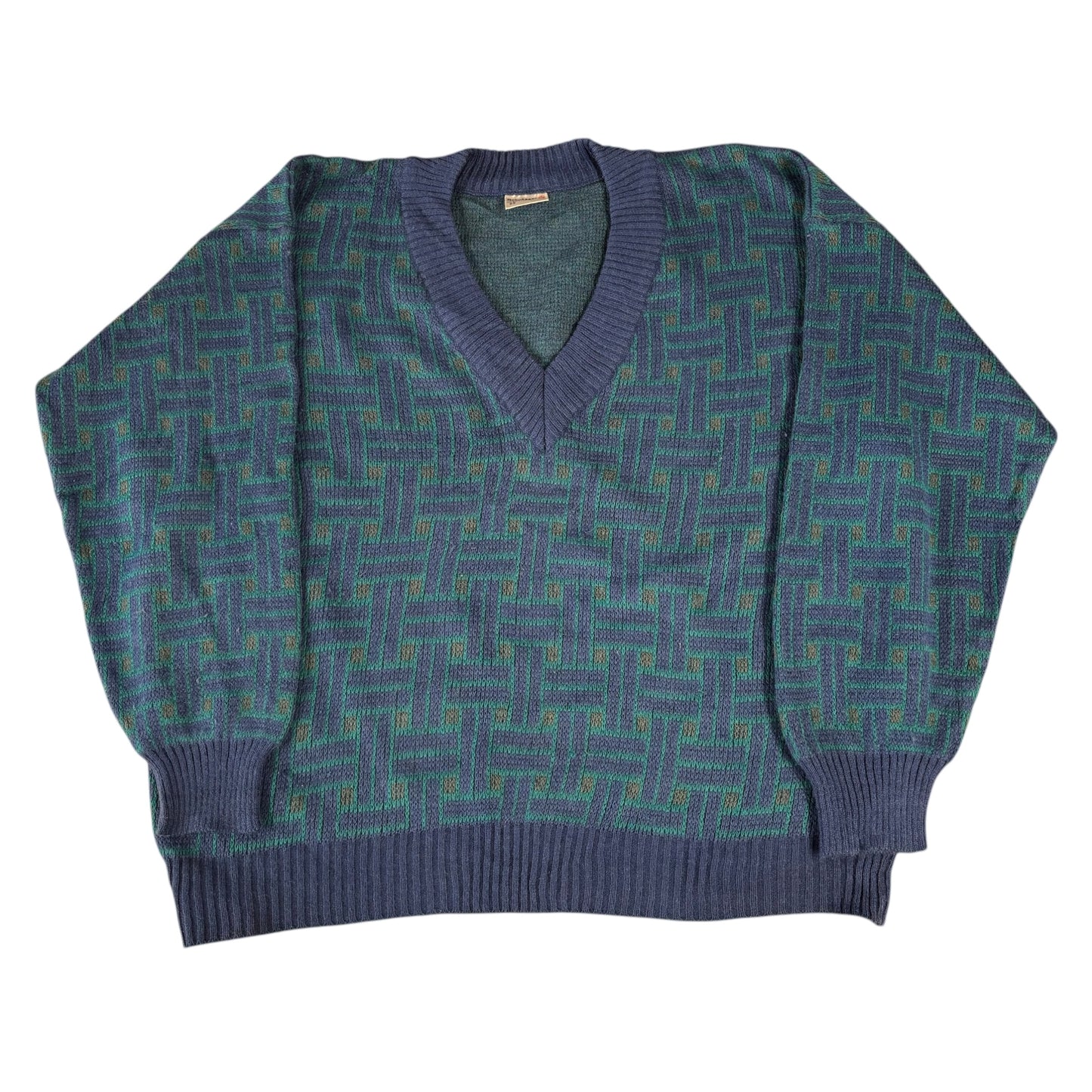 SCHIESSER 70s Deep V-Neck Jumper - 2XL