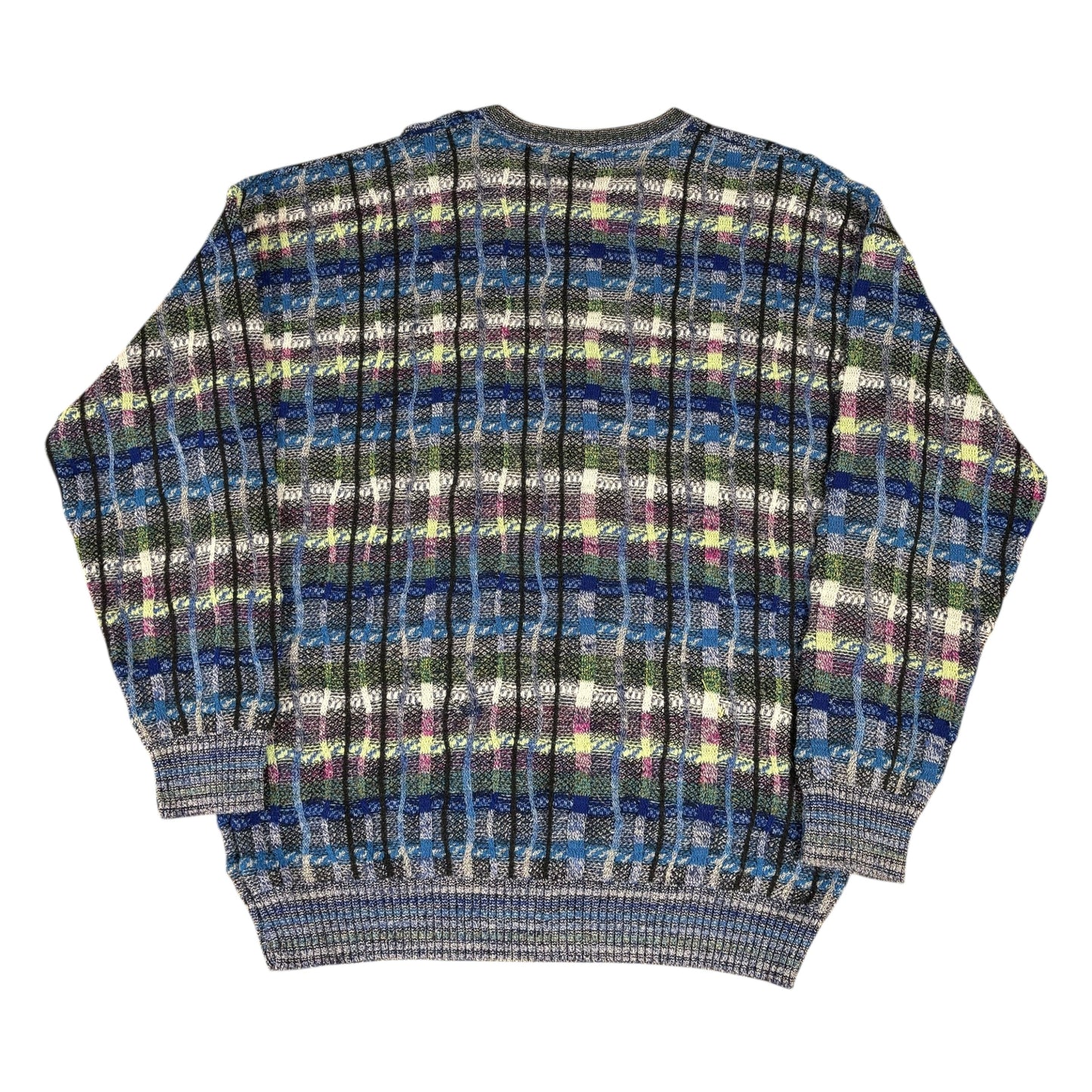 3D Knit Striped Jumper - XL