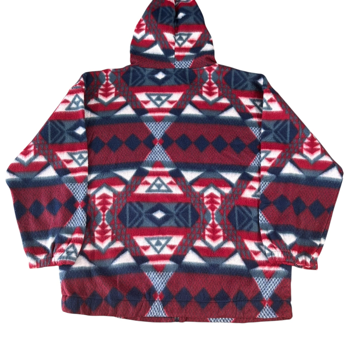 Crazy Pattern Fleece Hoodie - M