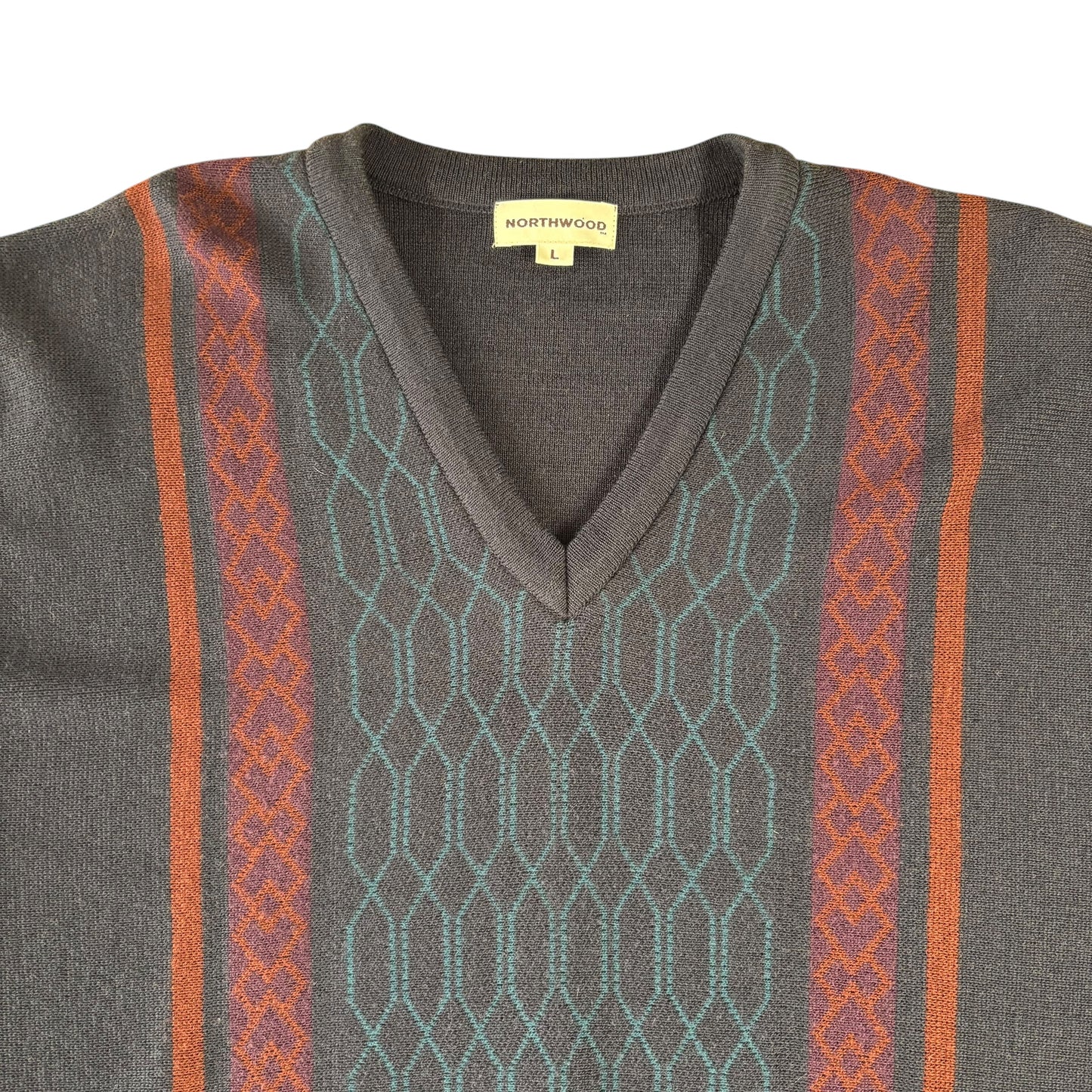 Northwood V-Neck Jumper - L