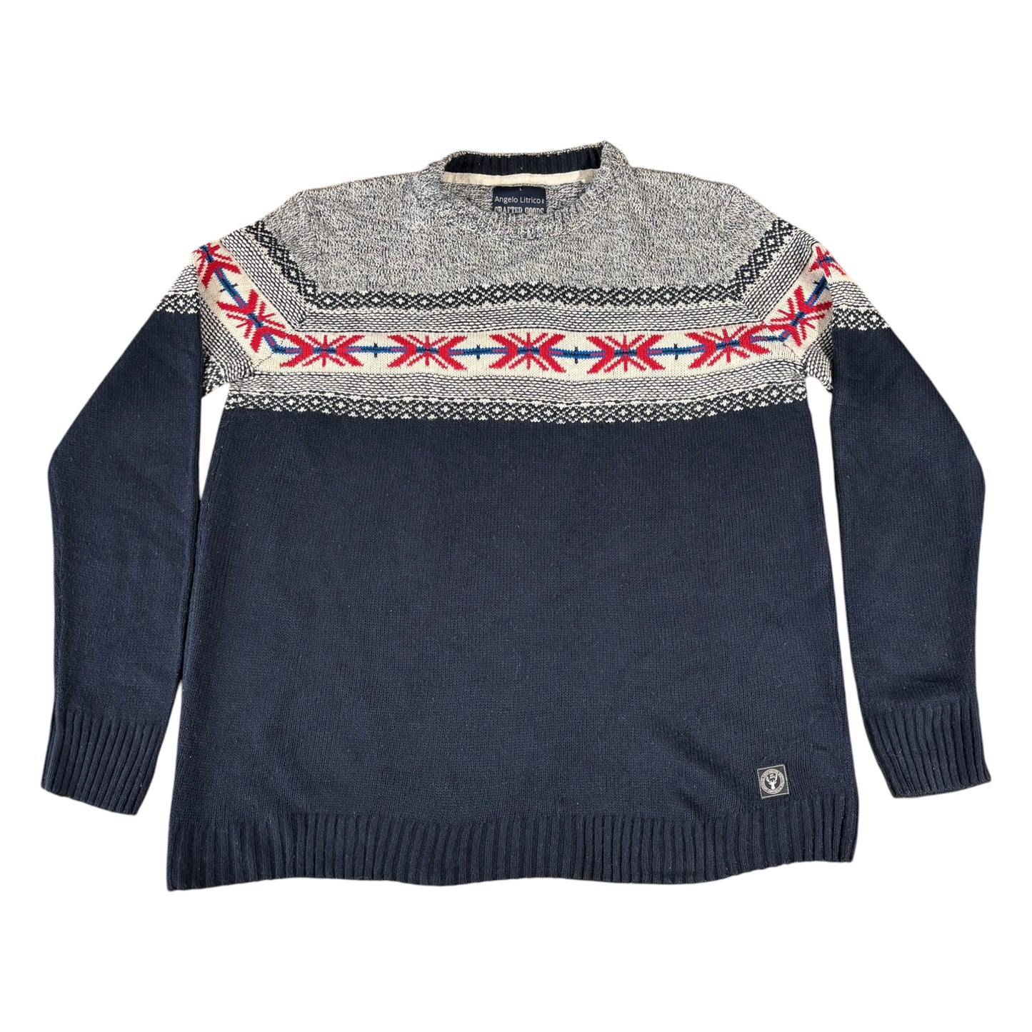 Geometric Pattern Jumper - L