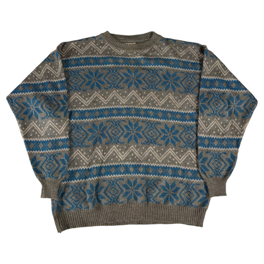 Geometric Crazy Pattern Jumper - XL