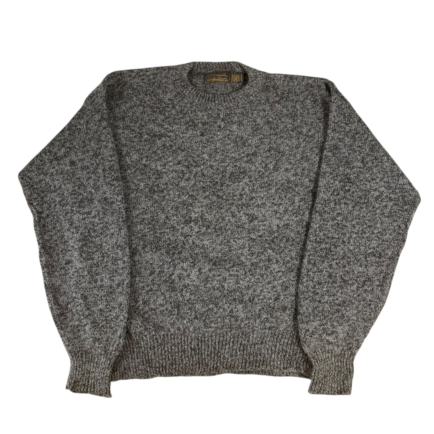 Eddie Bauer Grey Wool Jumper - L