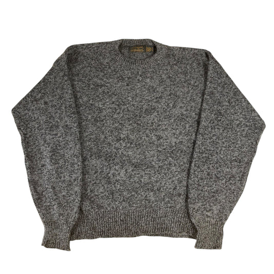 Eddie Bauer Grey Wool Jumper - L